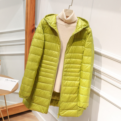 Nord | Premium Jacket with White Feathers