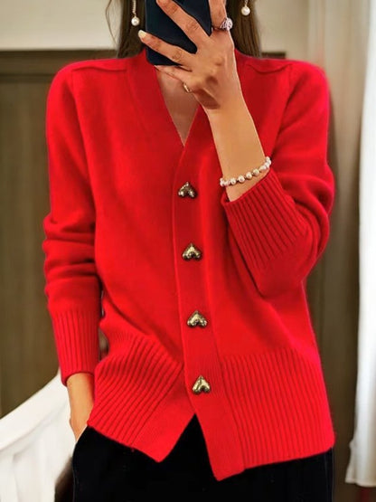 Lyddia™ Cardigan with Heart Buttons