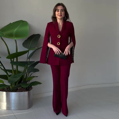Zara | Blazer and Trousers with Split Sleeves